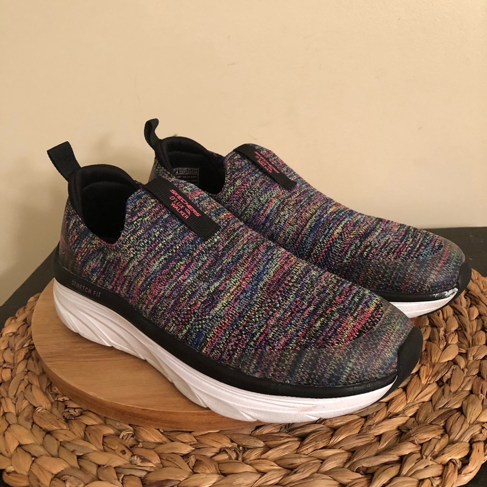 Women’s Slip-On Knit Walking Shoes - Multicolor